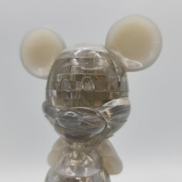 Disney Mickey Crystal Puzzle 3D Gray Layers Vertical Stack Standing Mouse 5 Inch - Picture 2 of 6
